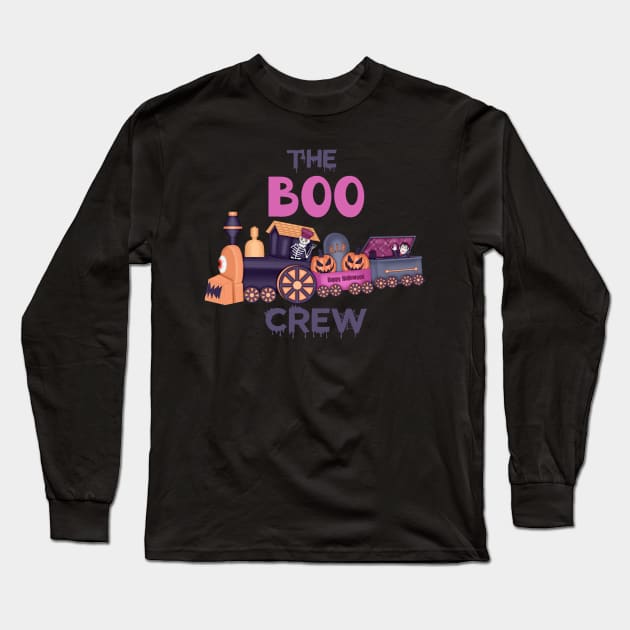 The boo crew new halloween Long Sleeve T-Shirt by trendybestgift